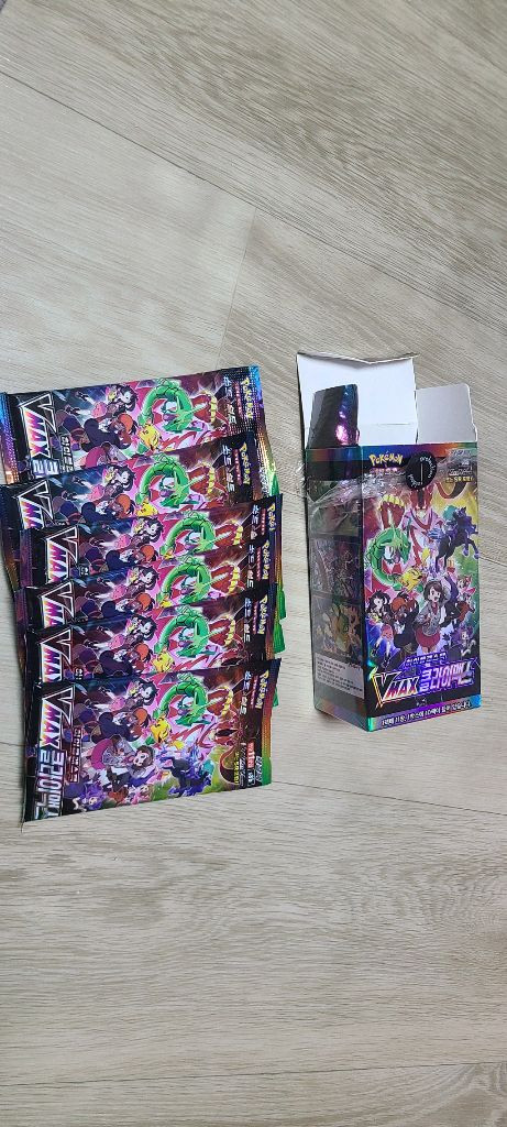 포켓몬 VMAX 클라이맥스 카드팩 6개 이미지