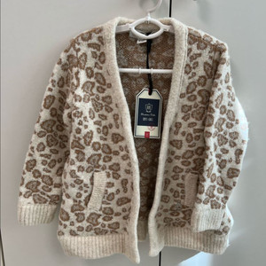 마시모두띠 키즈 어린이 레오파드 가디건 4Y (택달린 새제품)