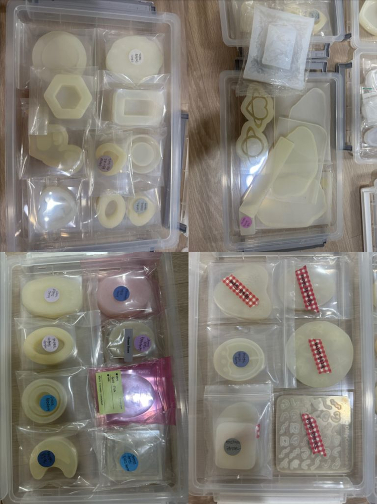 레진아트 재료 일괄(몰드, 부자재, UV램프 등) 이미지