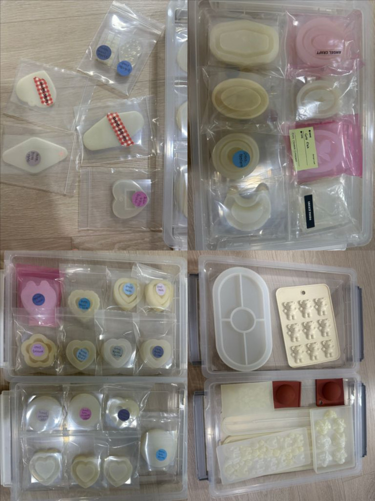 레진아트 재료 일괄(몰드, 부자재, UV램프 등) 이미지