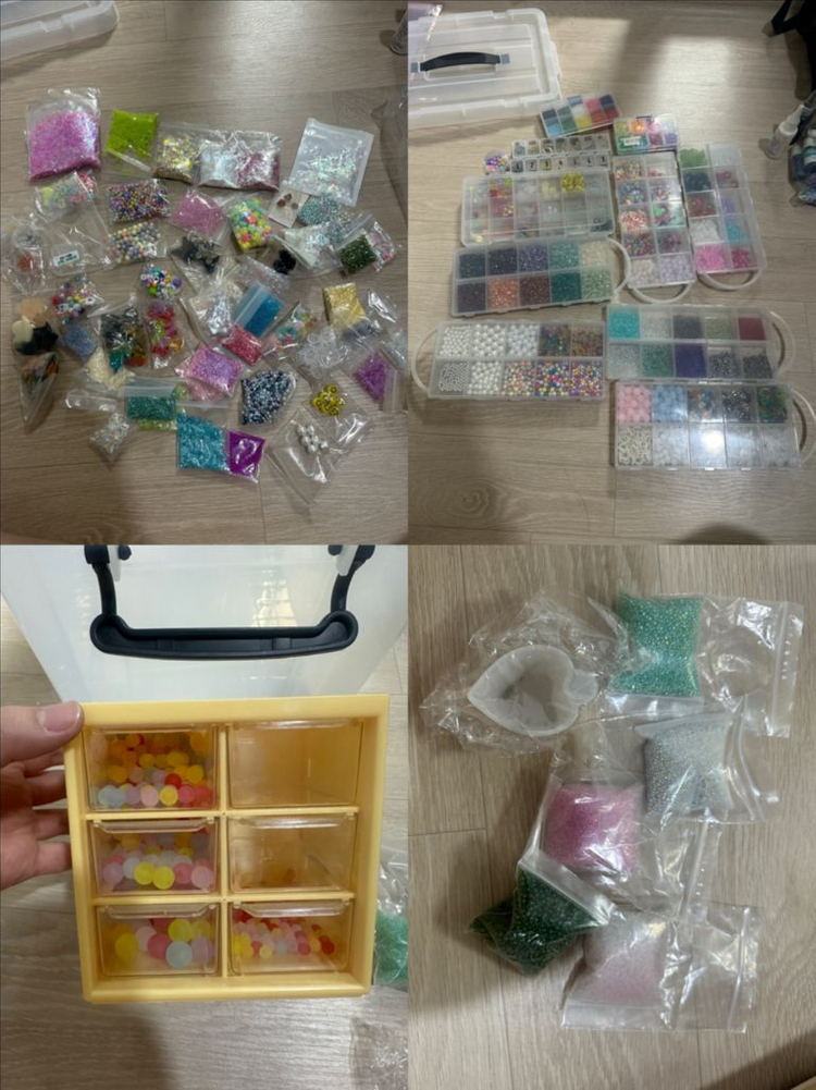 레진아트 재료 일괄(몰드, 부자재, UV램프 등) 이미지