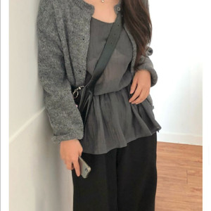 차차 뷔스티에 레이어드 블라우스