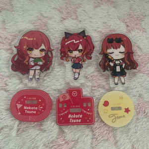 브이스포 네코타 츠나 체육제 문화제 미니 아크릴 스탠드