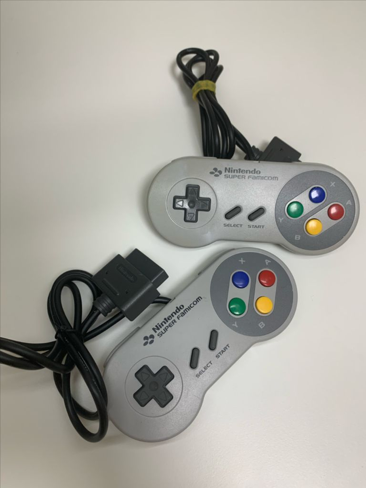 슈퍼패미콤 컨트롤러 2개세트--0