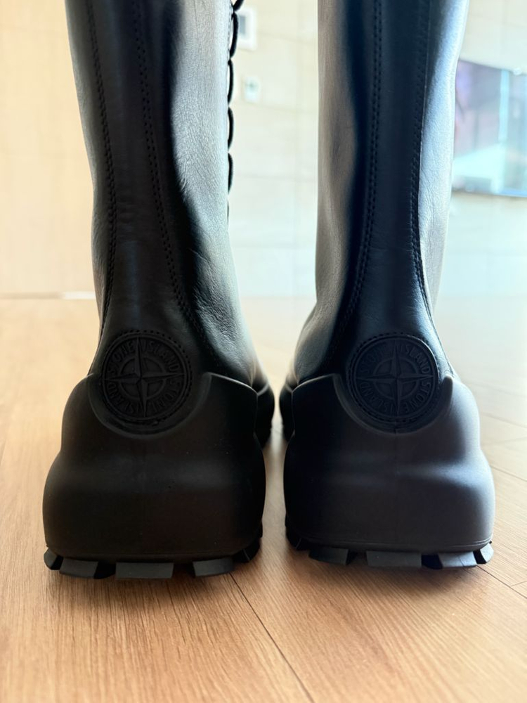 스톤아일랜드 가죽 레더 부츠--3