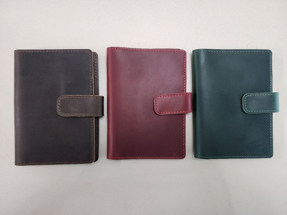 (새상품) 소가죽 여권 케이스. 카드 지갑 홀더 커버(빈티지 느낌)--1