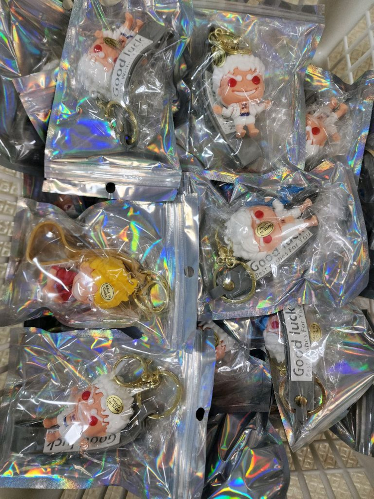 (새상품) 원피스 루피 키링 키홀더 열쇠고리 키체인 기어5 니카--9