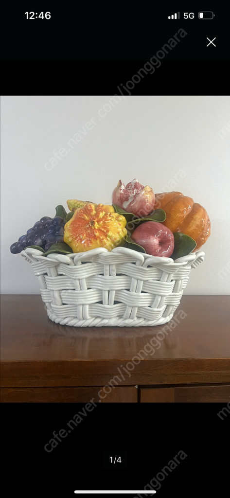 원목 앤틱 장식장 (이태리산)--3