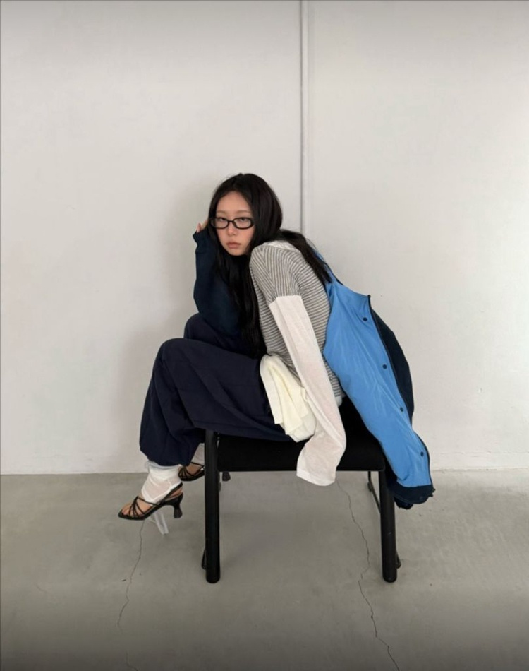 <새상품> 배색 점퍼 3color--1