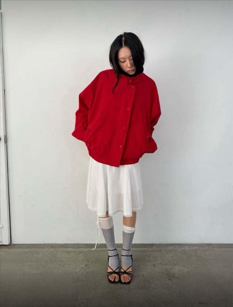 <새상품> 배색 점퍼 3color--3