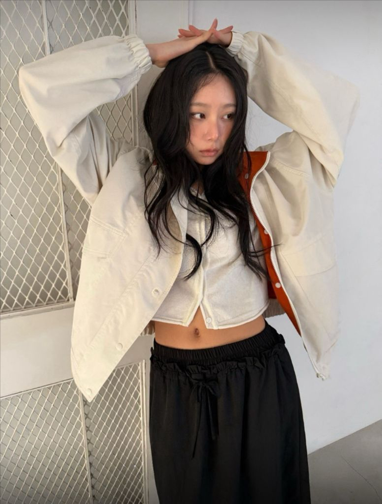 <새상품> 배색 점퍼 3color--8