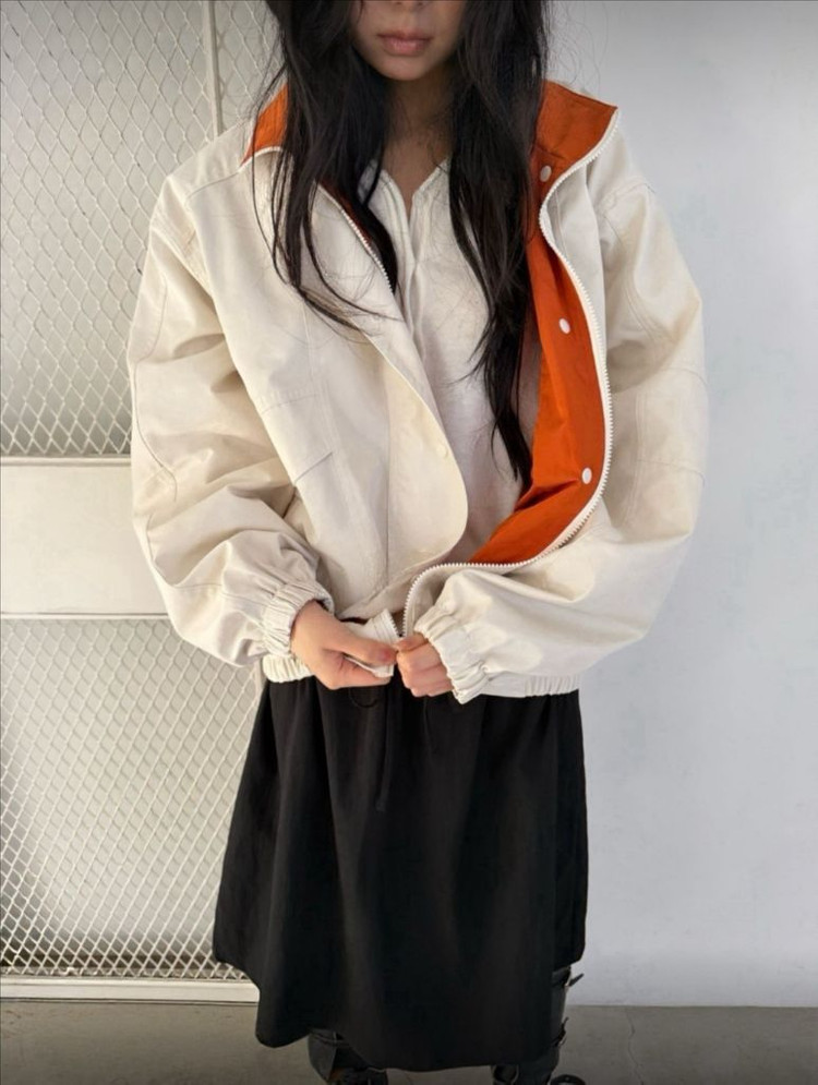 <새상품> 배색 점퍼 3color--9