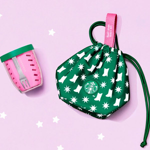 (택포)스타벅스 포지티브 지켜팟 보냉백 세트 포크 도시락 런치백 신학기 보냉가방
