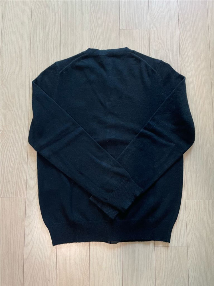 [거의 새제품] 꼼데가르송 레드와펜 가디건 블랙 여자 m--1