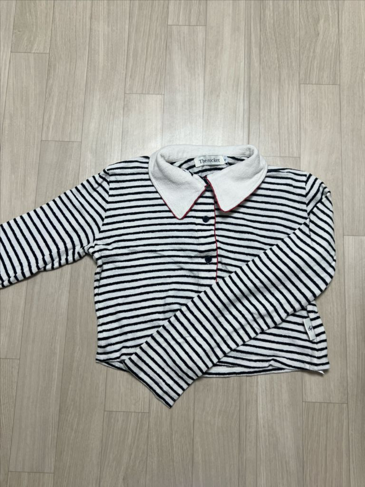 더로켓 스트라이프 니트 (슬기착용)--4