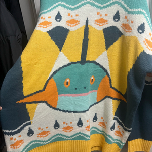 일본 포켓몬센터 크리스마스 늪짱이 어글리 스웨터 L사이즈