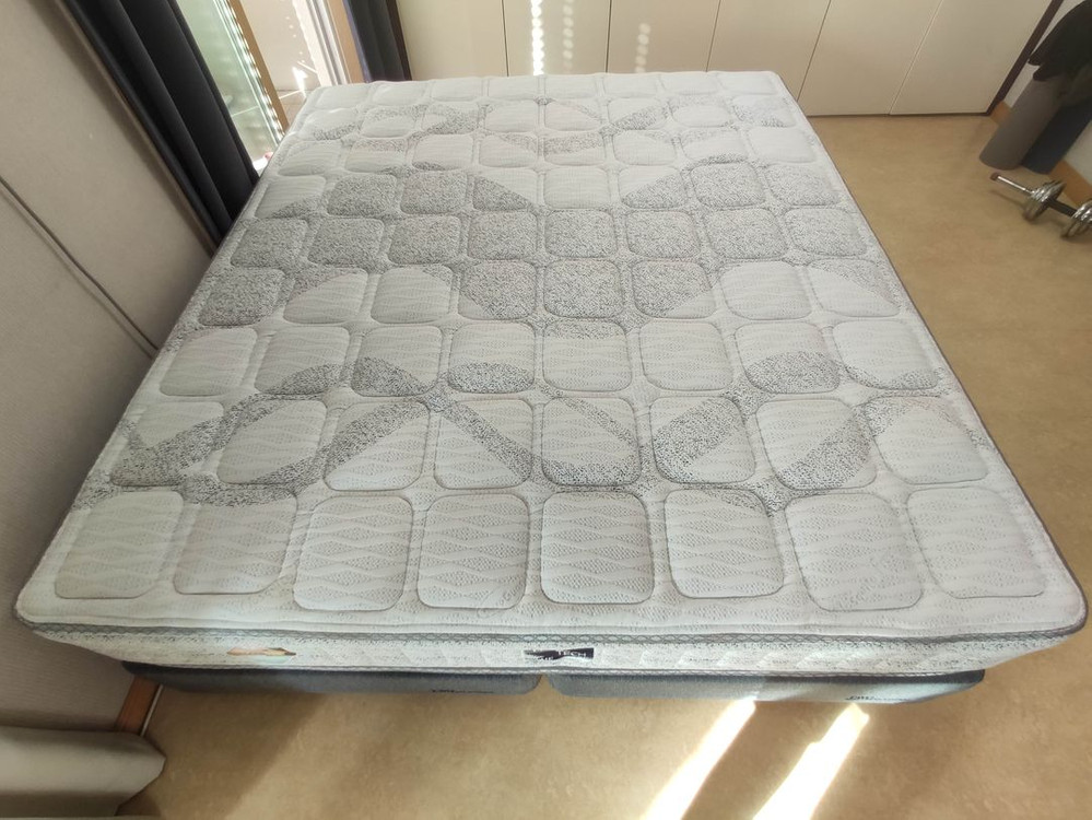 에이스침대 라지킹 LK 하이브리드테크-블루 투매트리스 침대 이미지