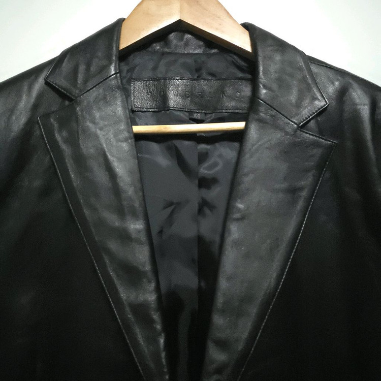 양가죽 100% HOMER BRUNO 가죽 자켓 L(100)--1