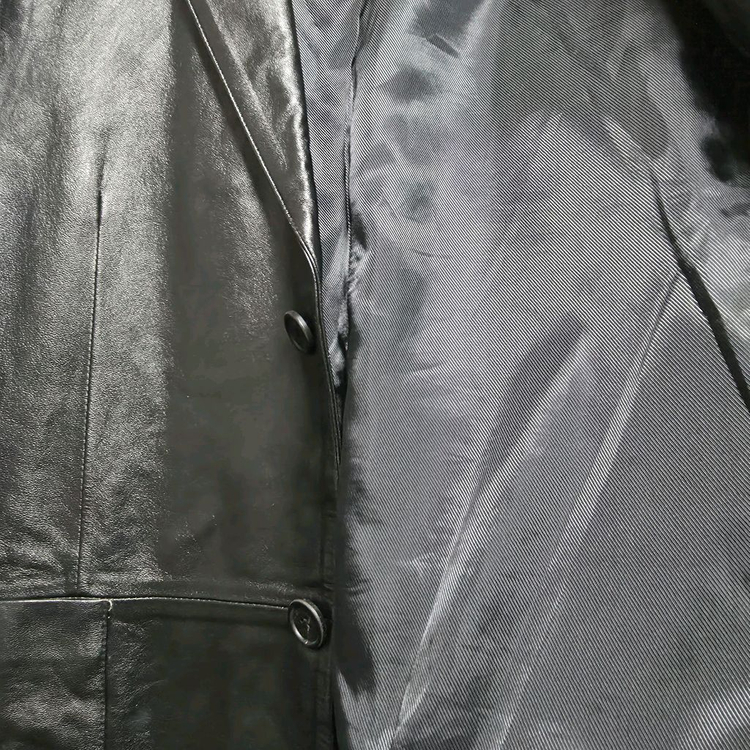 양가죽 100% HOMER BRUNO 가죽 자켓 L(100)--4