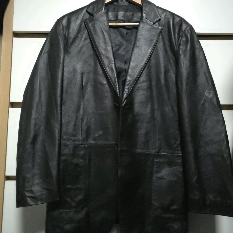 양가죽 100% HOMER BRUNO 가죽 자켓 L(100)--8