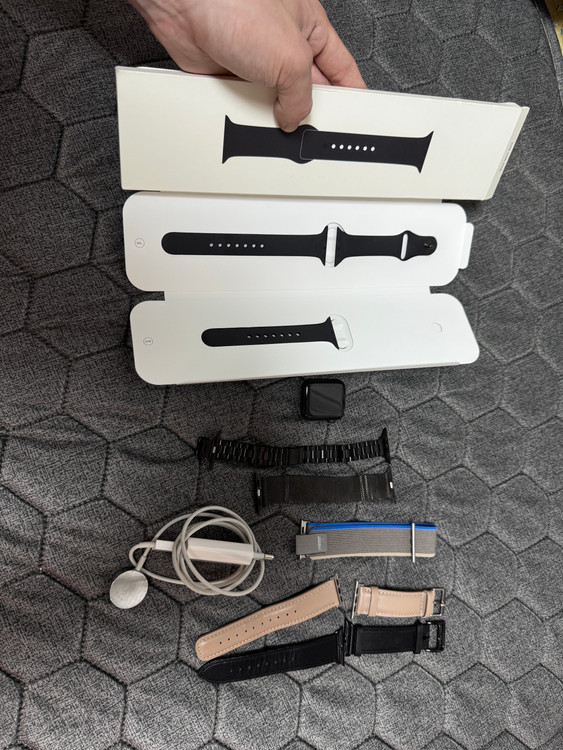 애플워치4 40mm 스테인리스 블랙--2