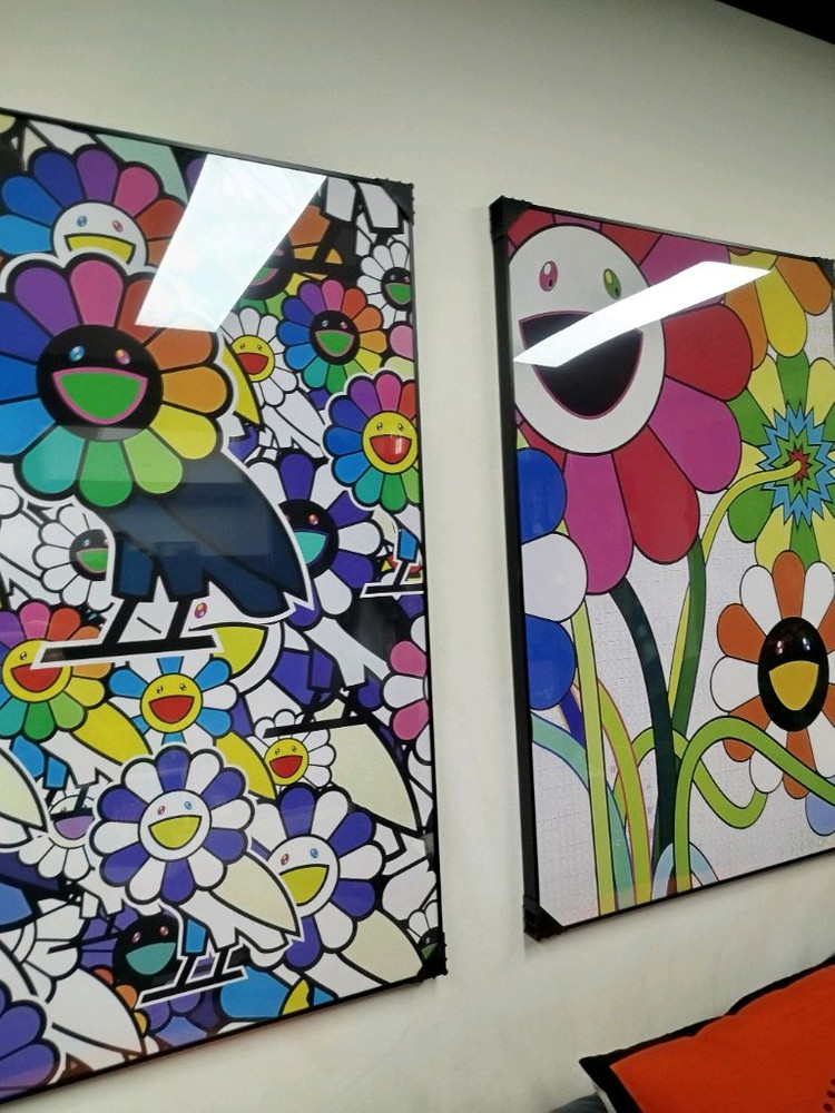 카이카이키키 새그림 꽃그림 대형 그림 액자 팝아트 인테리어소품 인테리어액자 명품 유화 수채화 꽃그림 추상화 인물화 이미지