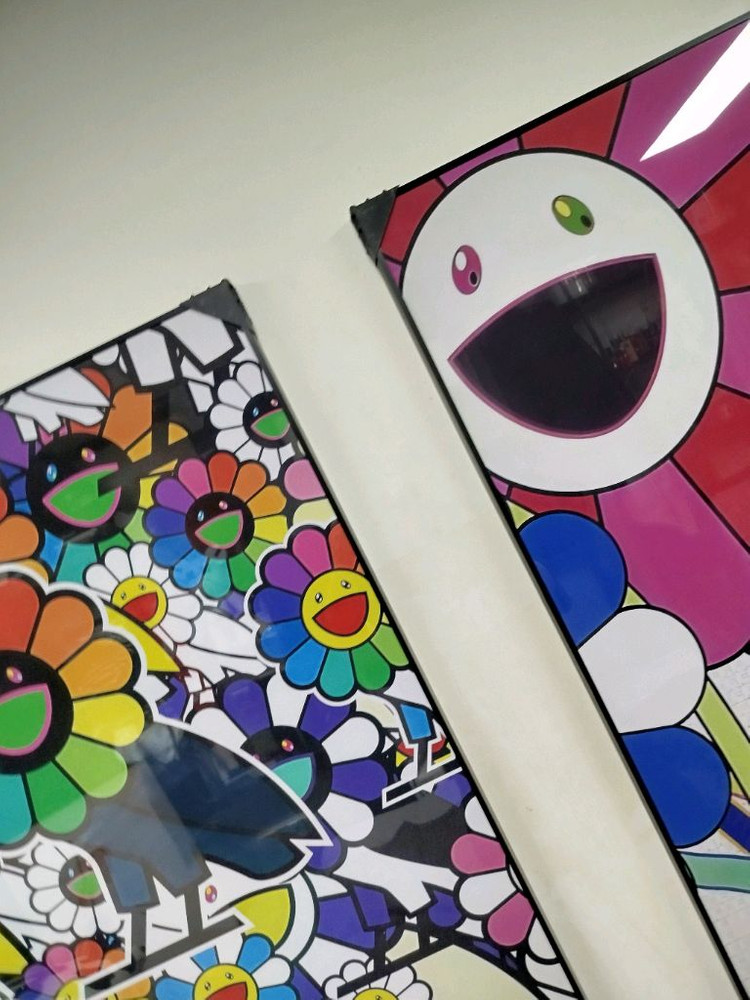 카이카이키키 꽃그림 유화 대형 그림 액자 팝아트 인테리어소품 인테리어액자 명품 유화 수채화 꽃그림 추상화 인물화 이미지