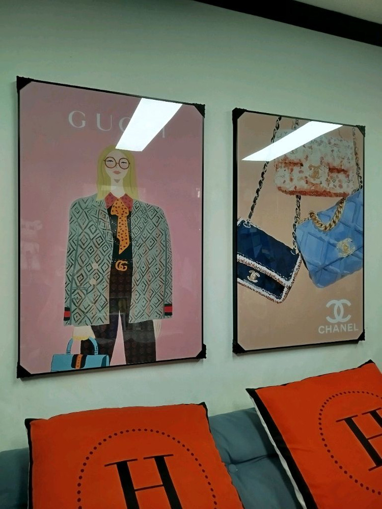 샤넬 가방 샤넬백 구찌 여인 대형 그림 액자 팝아트 인테리어소품 인테리어액자 명품 유화 수채화 꽃그림 추상화 인물화 이미지