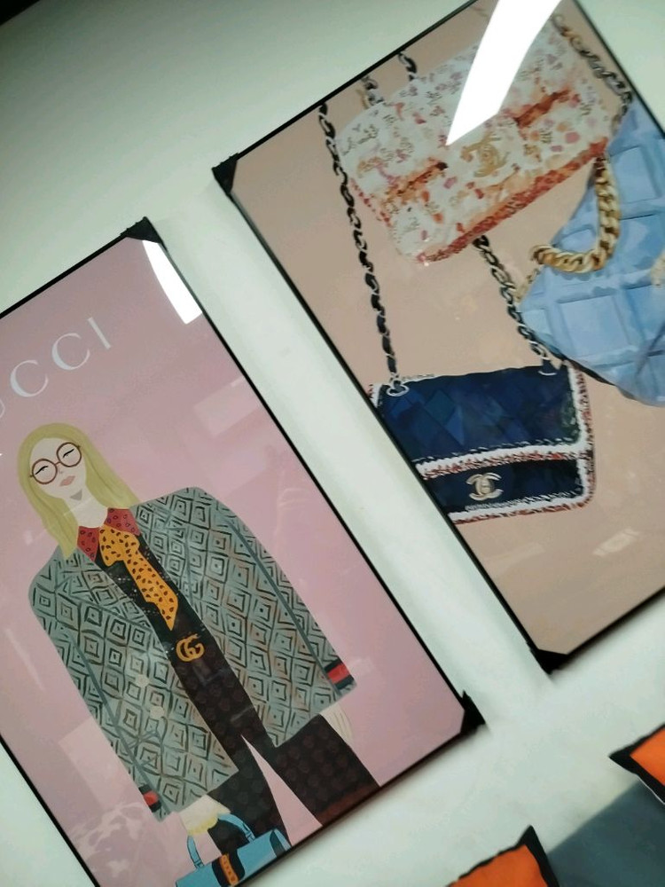 샤넬 가방 샤넬백 구찌 여인 대형 그림 액자 팝아트 인테리어소품 인테리어액자 명품 유화 수채화 꽃그림 추상화 인물화 이미지