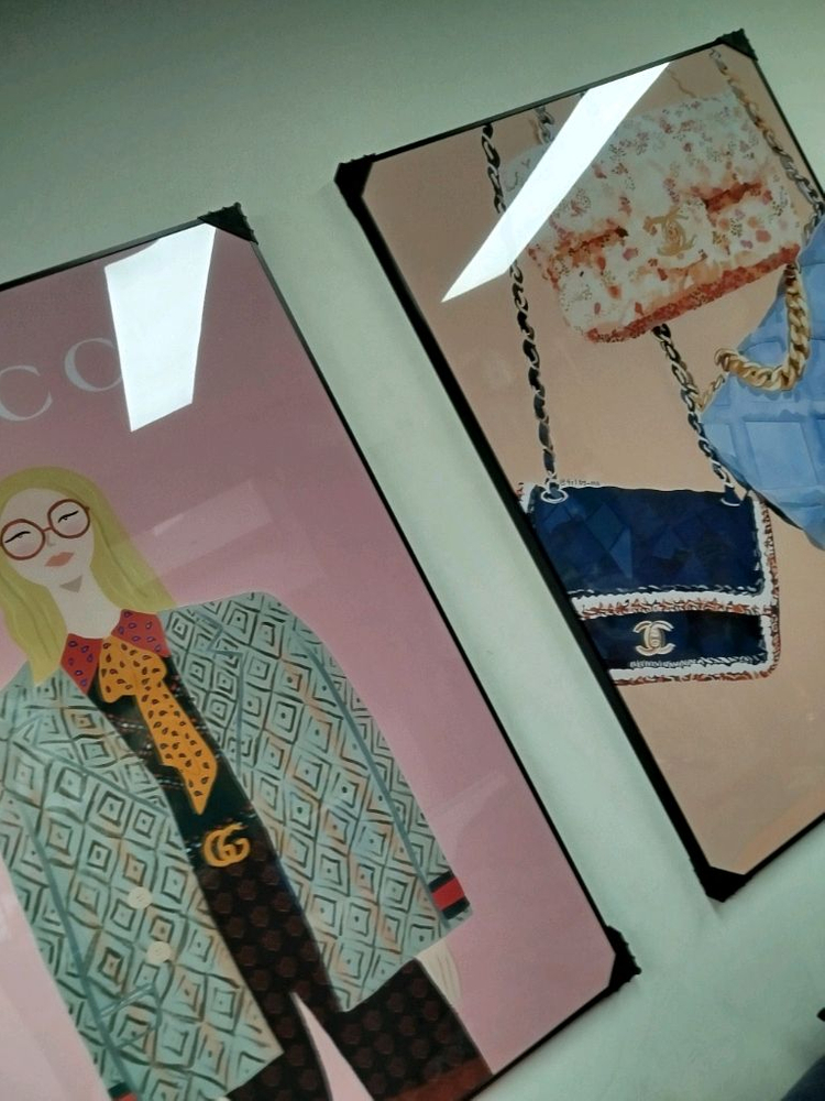 샤넬 가방 샤넬백 구찌 여인 대형 그림 액자 팝아트 인테리어소품 인테리어액자 명품 유화 수채화 꽃그림 추상화 인물화 이미지