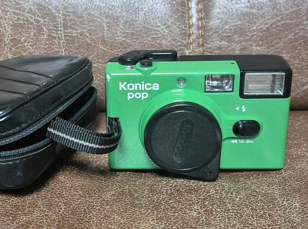 코니카 팝 필름카메라--6