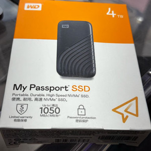 wd my passport ssd 외장 4tb