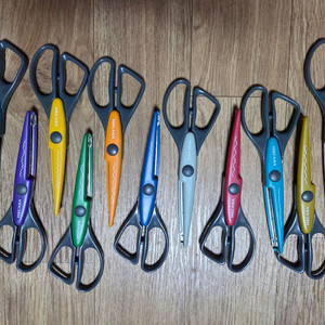 핑킹 모양 가위 11종 몽땅