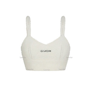 ODOR 오도어 무신사 날개사 앙고라 뷔스티에 크롭탑니트