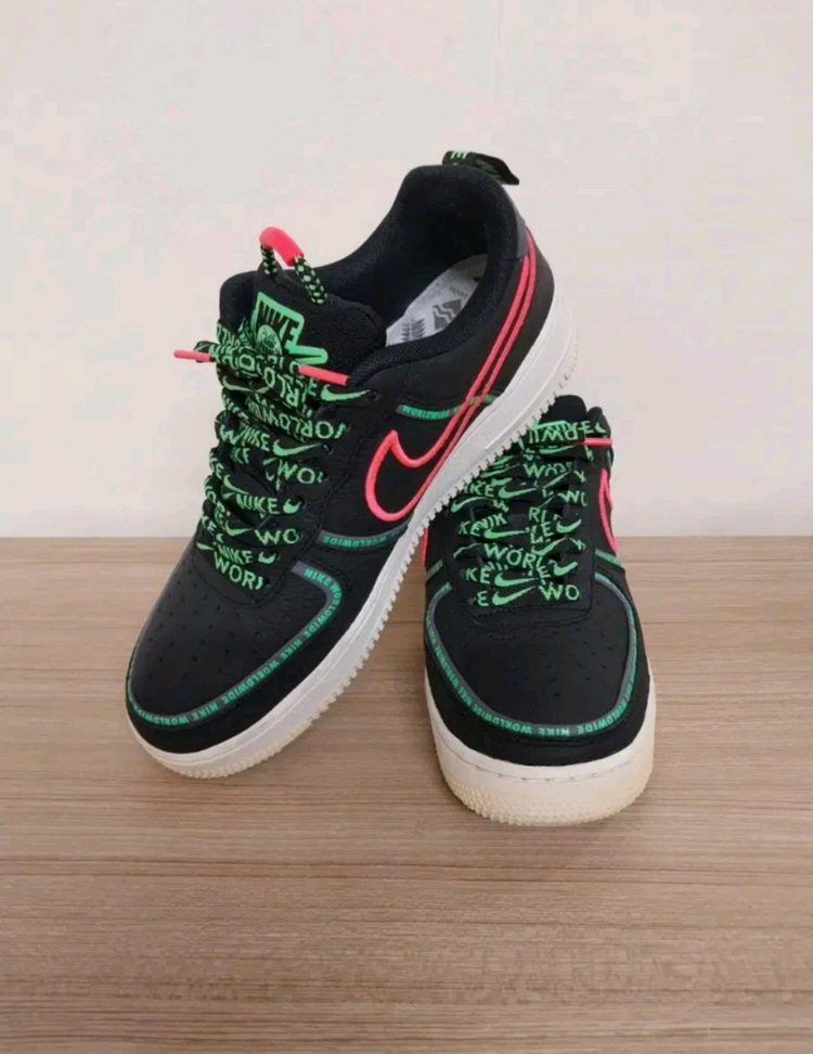 남성 나이키 에어포스1 로우 07 월드와이드 프리미엄 운동화 (255)--2