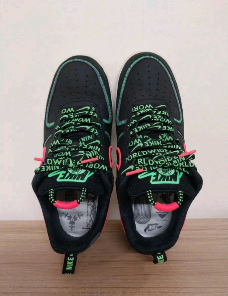 남성 나이키 에어포스1 로우 07 월드와이드 프리미엄 운동화 (255)--7