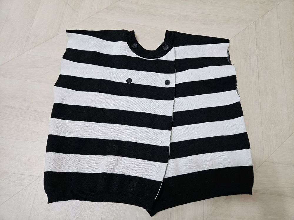 로아앤제인 스트라이프 조끼--2