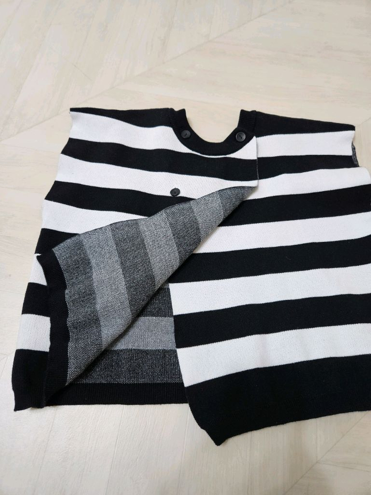 로아앤제인 스트라이프 조끼--3