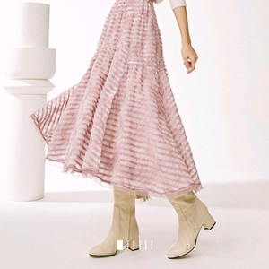 마인 벨벳 체크 레이어 스커트 44~55 타임 더캐시미어 시스템 오브제 sjsj 랑방