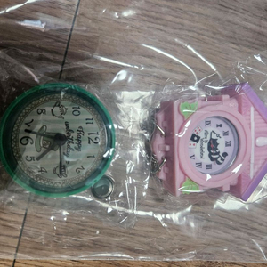 이상한 나라의 앨리스 시계 가챠 피규어 2종 모음