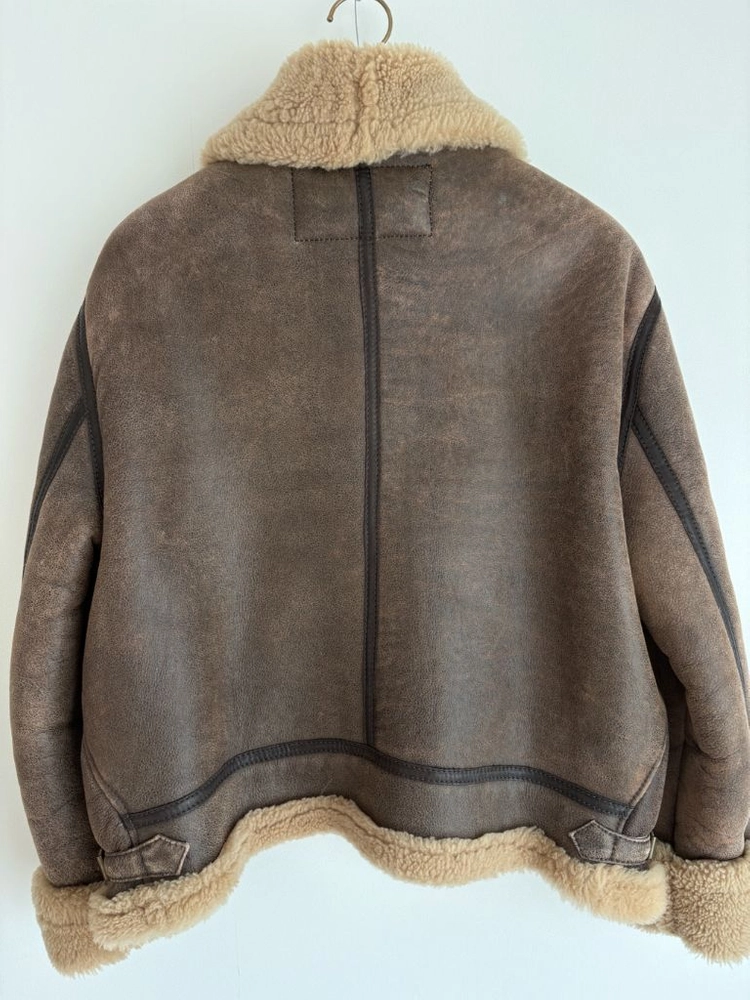 얼바닉30B-3 shearling jacket 시어링자켓 양털무스탕 이미지