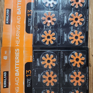 커클랜드 (코스트코) 보청기 배터리 (Size 13)