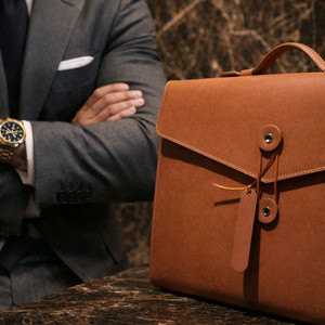 천연소가죽 고급 브리프케이스