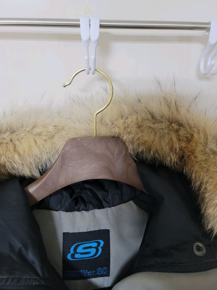 스케쳐스 덕다운 리얼라쿤퍼 봄버 90표기 95정사이즈 상태굿--5