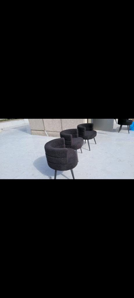 모던 암체어 의자 패브릭 이미지