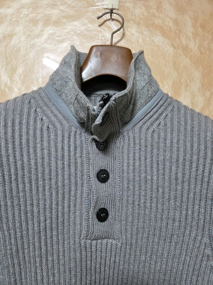 스톤아일랜드 정품 울 니트 터틀넥 거의새제품--3