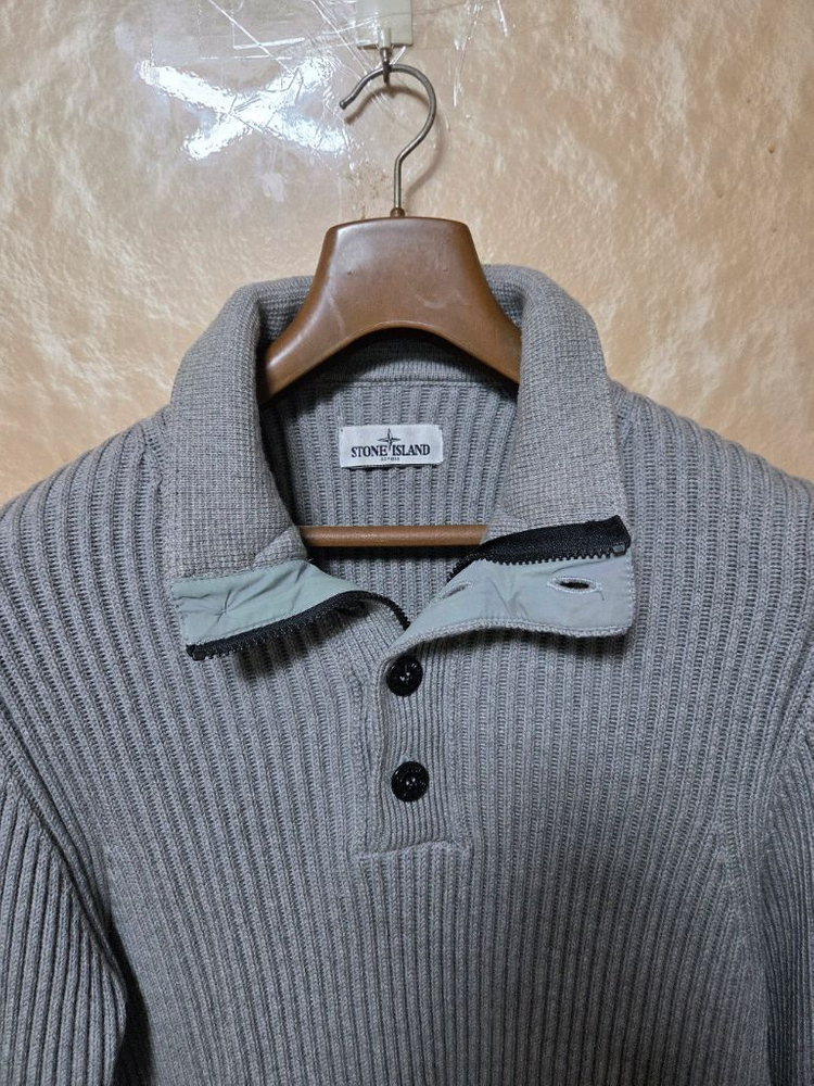 스톤아일랜드 정품 울 니트 터틀넥 거의새제품--4