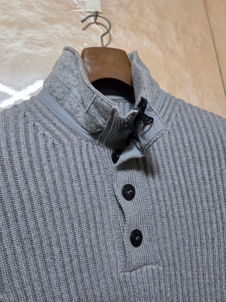 스톤아일랜드 정품 울 니트 터틀넥 거의새제품--5