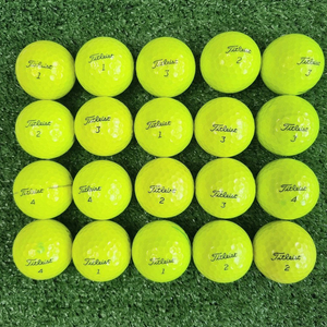 타이틀리스트 3피스 형광A+/A급 20개 골프공 로스트볼