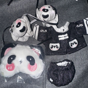 솜인형 판더 주방 팬더 주방 10cm 누이옷 실착 x 이미지